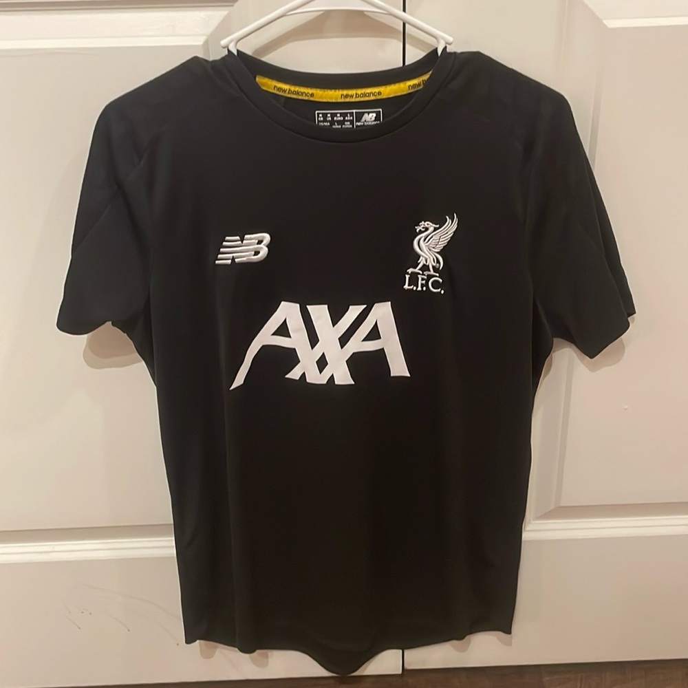 Liverpool New Balance Black Training Shirt